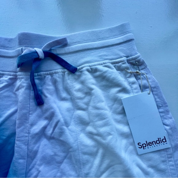 Splendid blue & white tie dye drawstring shorts XS - Picture 4 of 9